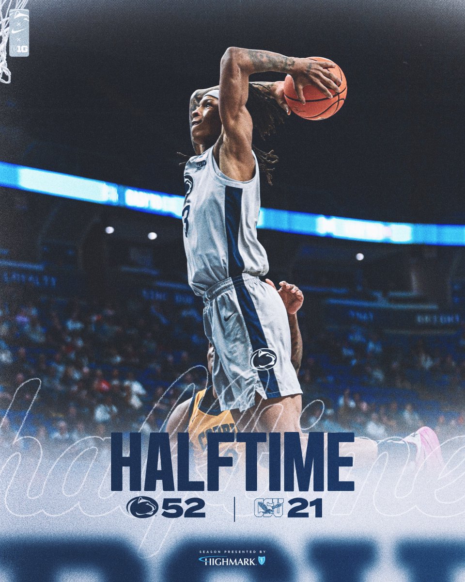Penn State Menās Basketball (@pennstatembb) on Twitter photo Up at the half š¦
<a href="/YanicKonan/">Yanic Konan NiederhƤuser</a> - 12 PTS, 5-7 FG, 3 REB, 1 BLK
<a href="/TheBigTickettt/">Nick Kern</a> - 8 PTS, 100% FG%, 3 REB, 1 STL
<a href="/PuffJohnson14/">Puff Johnson</a> - 8 PTS, 5 REB, 1 STL
<a href="/yeah_ace3/">Buttons Son</a> - 9 AST, 5 PTS, 2 STL
#WeAre Up at the half š¦
<a href="/YanicKonan/">Yanic Konan NiederhƤuser</a> - 12 PTS, 5-7 FG, 3 REB, 1 BLK
<a href="/TheBigTickettt/">Nick Kern</a> - 8 PTS, 100% FG%, 3 REB, 1 STL
<a href="/PuffJohnson14/">Puff Johnson</a> - 8 PTS, 5 REB, 1 STL
<a href="/yeah_ace3/">Buttons Son</a> - 9 AST, 5 PTS, 2 STL
#WeAre