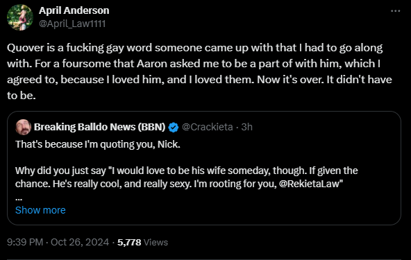 Crackieta's tweet image. I previously deactivated my account but realised that people should have the opportunity to archive my posts, especially Kiwi Farms, whose extensive archives I’ve relied on significantly.

The truth is, there’s been a major shift in my personal life that needs far more of my time…