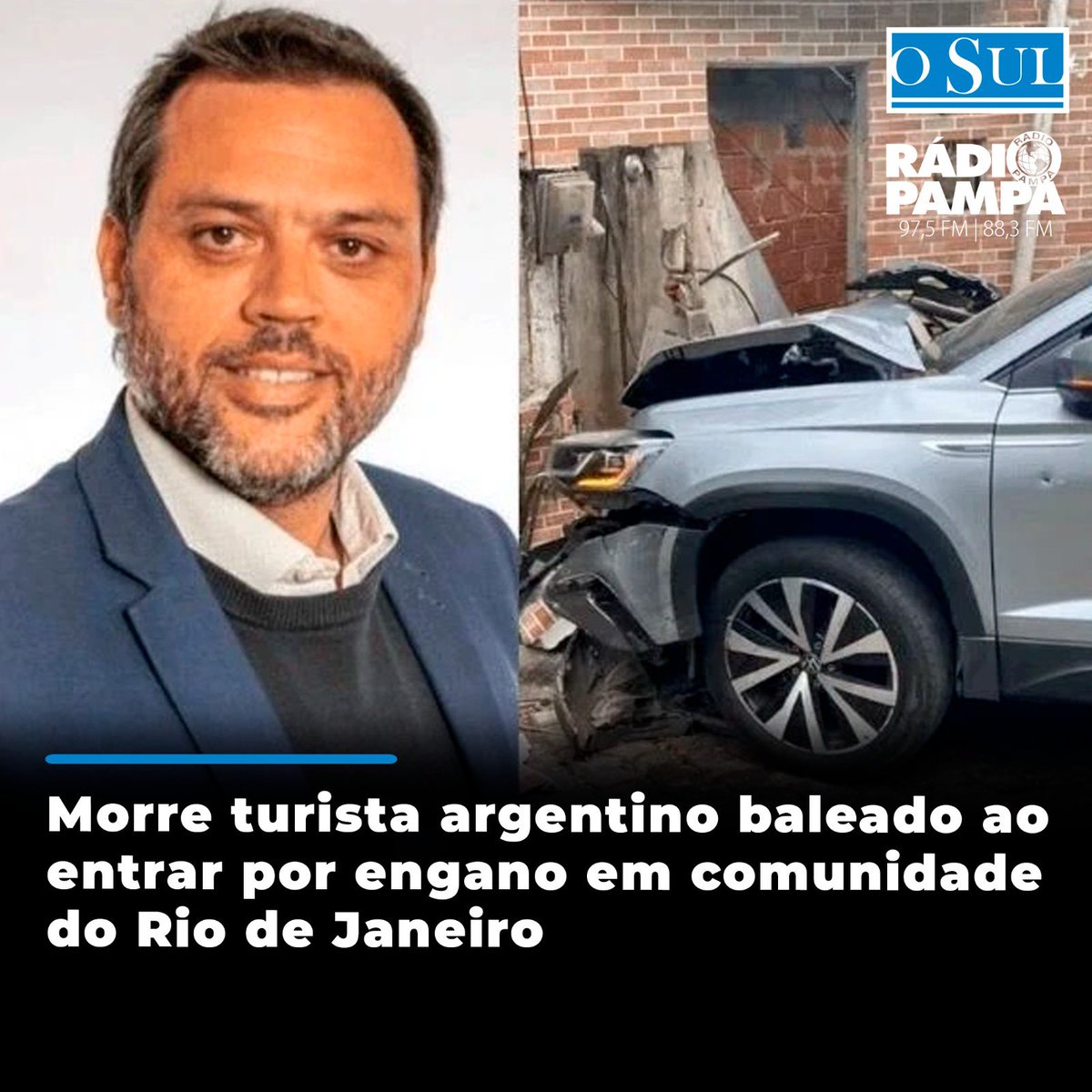 rafaelgloves's tweet photo. O cara estava com esposa e FILHOS no carro, passeando pelo Rio de Janeiro.

Entrou “no lugar errado” mandado pelo GPS e foi METRALHADO. Morreu ontem. https://t.co/w3k68WFqNj