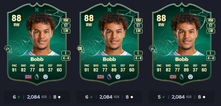 WeaverFUT's tweet photo. Bobb is slowly returning 👀 #EAFC25 

A few more Evo chains and we get the insane Bobb Evo from last year again ✅ https://t.co/aAVQm80XYM