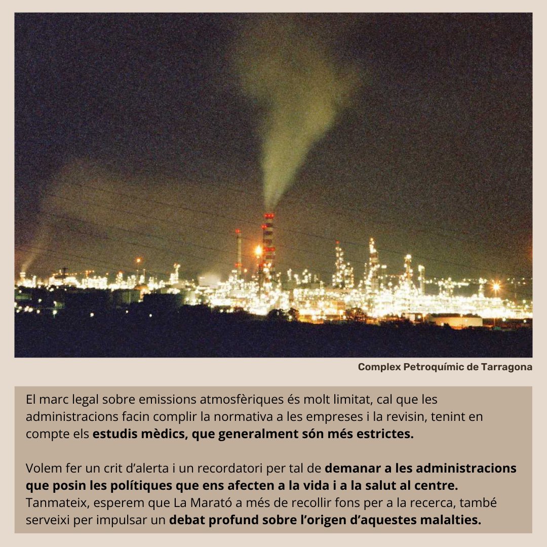 gepecedc's tweet photo. El marc legal és limitat i no sempre es compleix, cal que les administracions siguin més estrictes

Esperem que La Marató no només recollir fons per a la recerca, i serveixi per impulsar un debat profund sobre com prevenir malalties des de l’arrel.

#lamarató3cat #gepec https://t.co/zLo95iMG1v