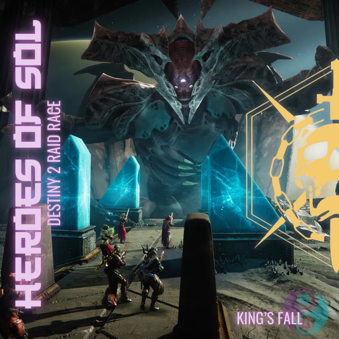 CyberJoules's tweet photo. Join us now for the
@BlerdzUnite Destiny 2 Raid Race!!! Currently live with my team SUPERNOVA! Ready to kick butt and take names!! Raid of the day is King's Fall on Master difficulty!
#blerdzunite
#BUpresents
#HeroesOfSolRaidRace
#Destiny2
#KingsFall
#Bungie https://t.co/pe2iWzOUWs