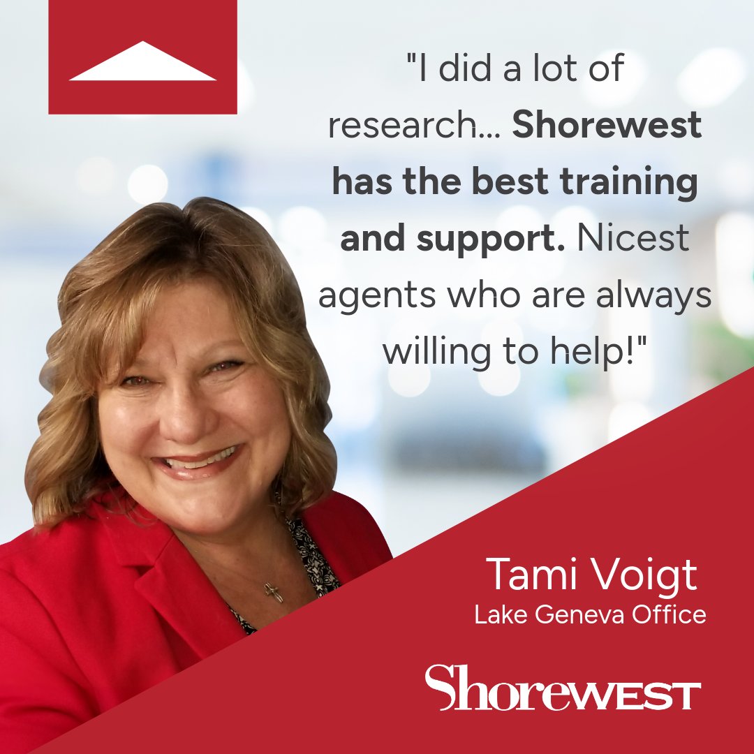 If you’re looking to start a new career, the Shorewest team is here to support you. Curious about what real estate licensing prep looks like with team Shorewest? Visit joinshorewest.com/getting_licens…  to get connected today.

#Shorewest
#RealEstateLicense
#NewCareer
#WisconsinRealEstate
