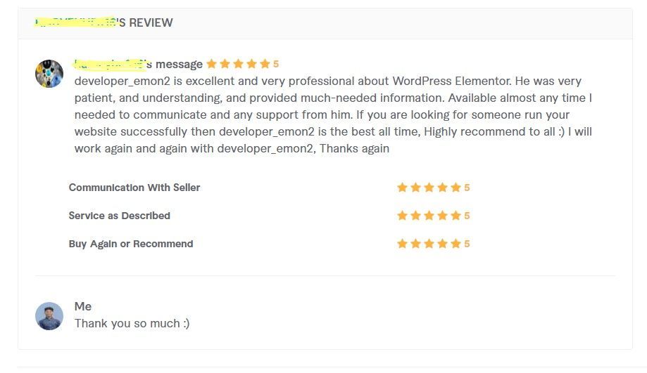 emon_chowdhury2's tweet image. 🌟 Celebrating Excellence!
I'm thrilled to share that I've received a glowing 5-star review from a valued client in the United States on Fiverr! 🌟 Their satisfaction with my services is both humbling and motivating.
Fiverr Profile: fiverr.com/s/BRojvwk
#WebDesign #Website
