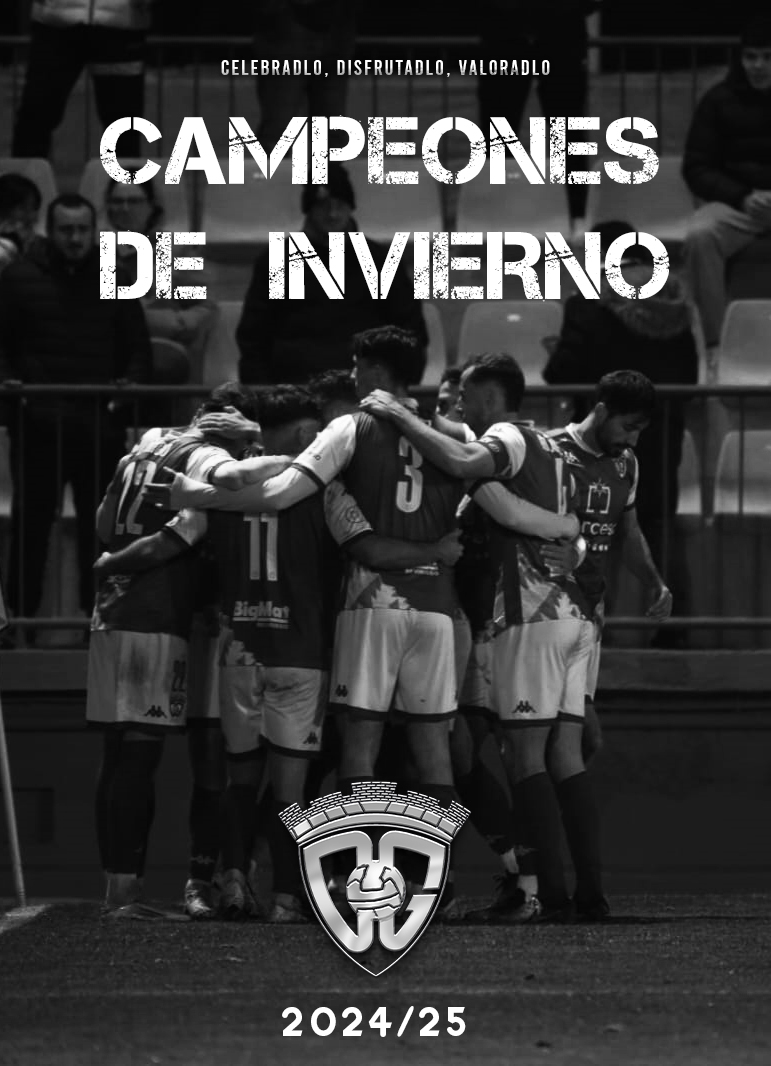 Celebradlo, disfrutadlo, valoradlo, porque..

¡¡SOMOS CAMPEONES DE INVIERNO!!