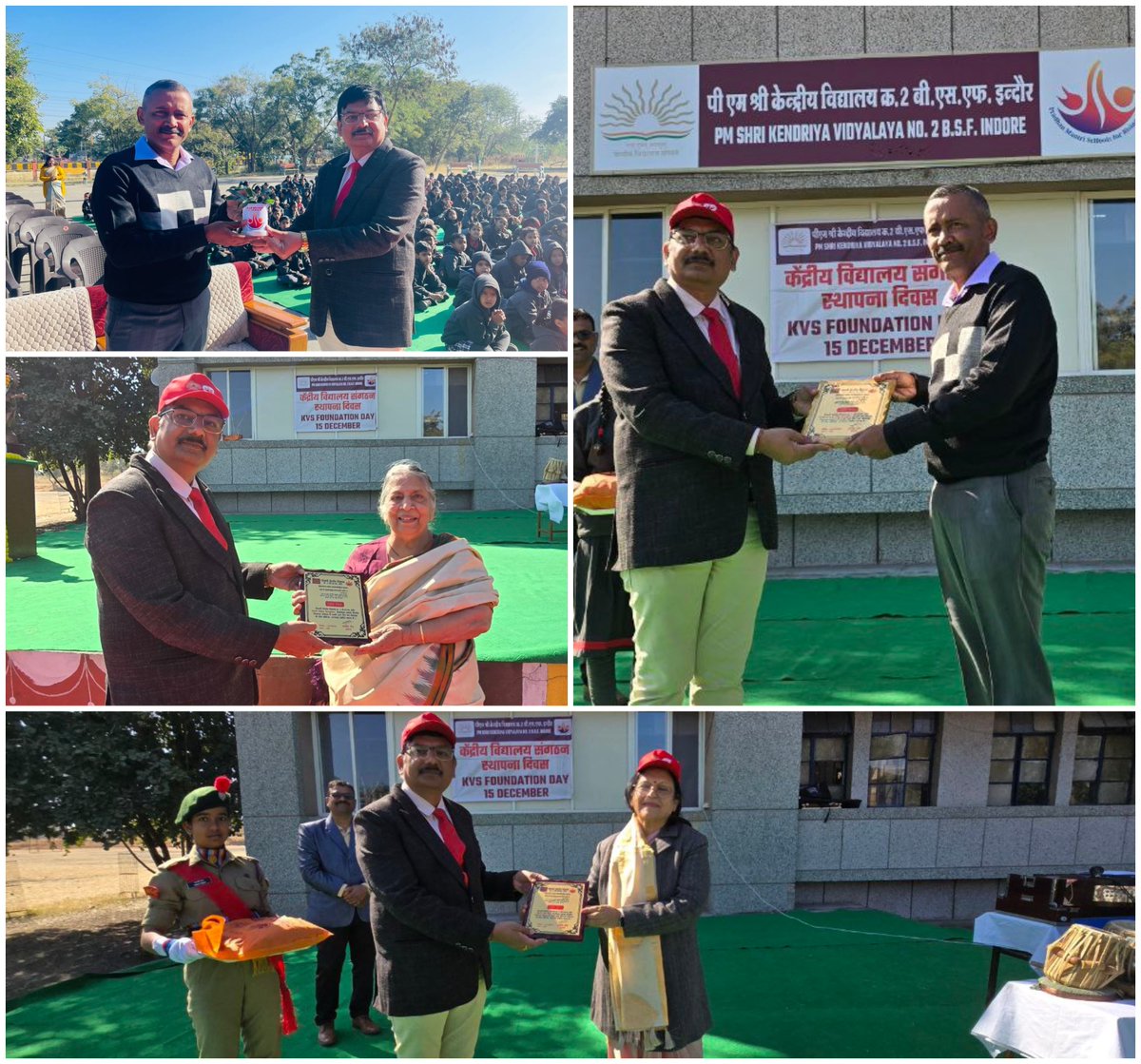 PMSHRIkv2indore's tweet image. PM Shri KV No.2 BSF, Indore celebrated the 62nd Foundation Day of KVS with great enthusiasm on 14/12/24. The former students and Staff of the school made their dignified presence in the program.
@KVS_HQ 
@kvs_bhopal 
@BSF_CSWT 
@EduMinOfIndia