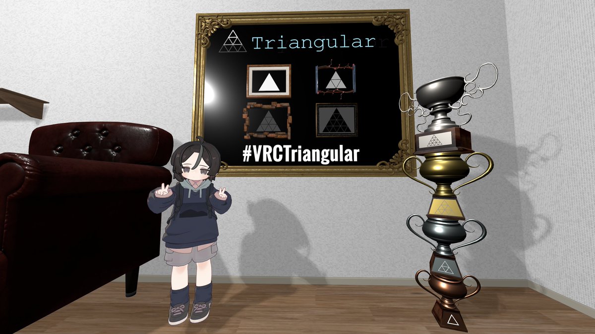 ritsu11C's tweet photo. Vチャ史上最もイラついたパズル
作者には反省を促すとともに
フレンドには同じ苦行をさせたい
#VRCTriangular https://t.co/97JuY47PCy