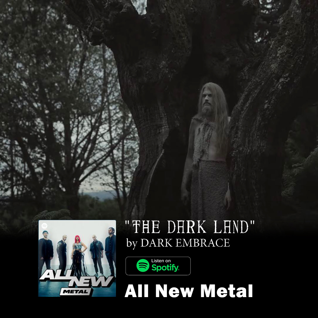 We're really happy to let you know that 'The Dark Land' is featured on "All New Metal" Playlist by <a href="/Spotify/">Spotify</a> - open.spotify.com/playlist/37i9d… - Awesome news 🫶 

#darkembrace #landofwitches #terrademeigas #massacrerecords #metalplaylist #spotify #allnewmetal #thedarkland