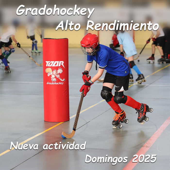 Este nuevo año 2025 arrancamos con una nueva actividad: Gradohockey Alto Rendimiento. 🏑

Tendrá lugar los domingos, durante esta temporada 2024/25.

Te descubriremos los secretos que elevarán tu hockey sobre patines a otro nivel. 🔝

Más información en gradohockey.es/alto-rendimien…