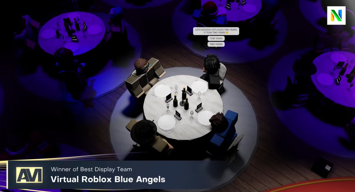 Virtual Roblox Blue Angels tweet media