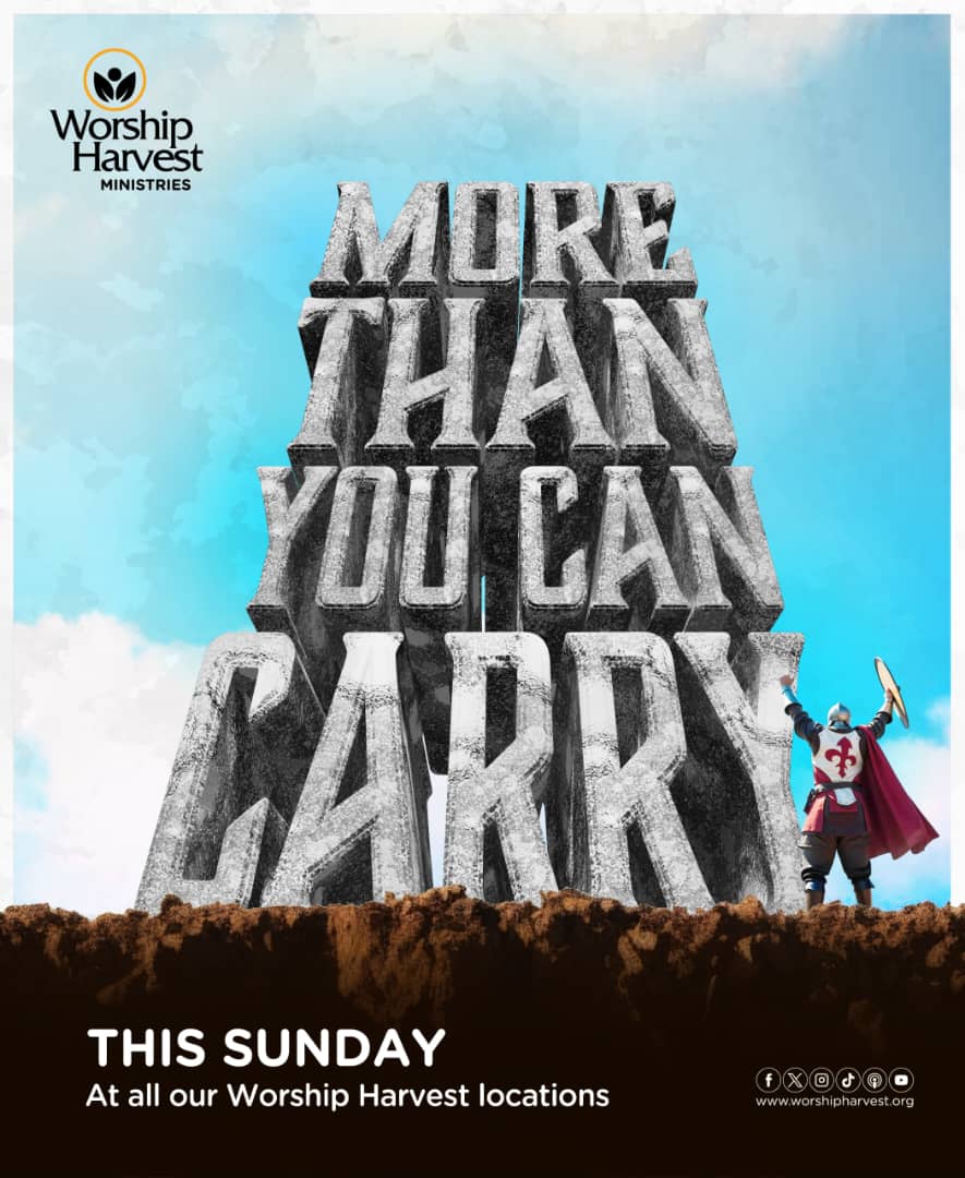 WHarvestUK's tweet photo. *Greetings Worship Harvest Family & Friends,*
This Sunday, we have a special teaching entitled;
*"More Than You Can Carry"*
*💡BE EXPECTANT!!*
Join us at a Worship Harvest Location near you
#SundayGarage
#GoingAndGlorying
#WorshipHarvest https://t.co/P7dFiP0swq