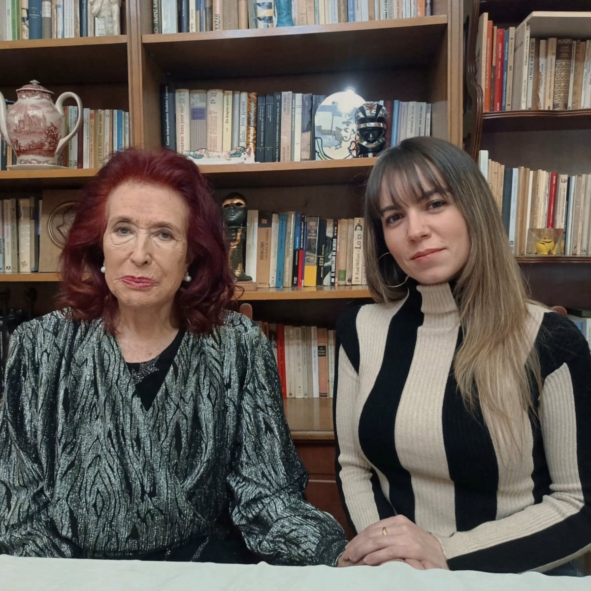 La fuerza indomable e incombustible de Lidia Falcón. También ayer, se lo aseguro, celebrando su 89 cumpleaños 🤍.