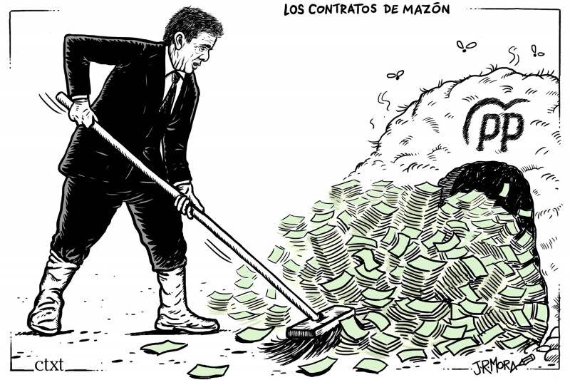 Los contratos de Mazón. La viñeta de hoy en <a href="/ctxt_es/">Contexto y Acción</a> | ctxt.es/es/20241201/Mu…