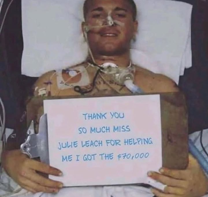 leach_juli5844's tweet image. He&apos;s so blessed I&apos;m so happy for you and make sure you take good care of yourself congratulations on your winnings package Mr Johnson