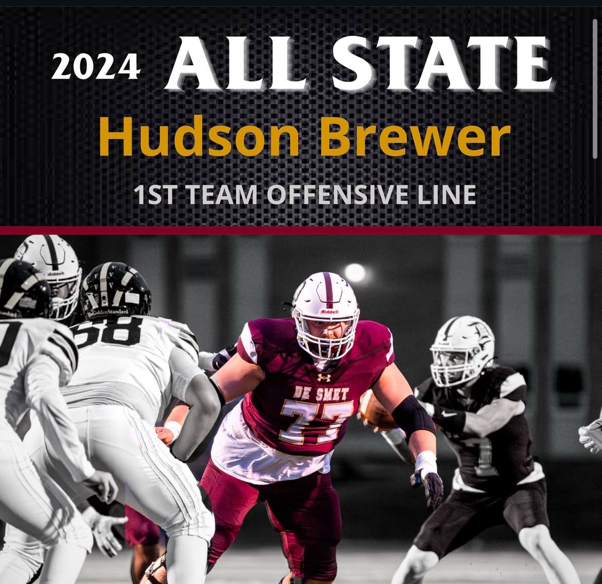 Hudson Brewer (@hudsonbrewer68) on Twitter photo Blessed to be named 1st Team All MCC, 1st Team All District, 1st Team All Metro, and First Team All State Class 6! As well as Academic All State. <a href="/GSV_STL/">Gateway Sports Venue</a> <a href="/JHMerrittJr/">John Merritt 🏈</a> <a href="/CoachPoe1914/">Coach Poe *Trenches Reloaded *</a> <a href="/coachmatthewsAE/">Clint Matthews</a> <a href="/Coach_Edwards66/">Deric Edwards</a> <a href="/thelasky57/">Joe Lasky CSCS</a> Blessed to be named 1st Team All MCC, 1st Team All District, 1st Team All Metro, and First Team All State Class 6! As well as Academic All State. <a href="/GSV_STL/">Gateway Sports Venue</a> <a href="/JHMerrittJr/">John Merritt 🏈</a> <a href="/CoachPoe1914/">Coach Poe *Trenches Reloaded *</a> <a href="/coachmatthewsAE/">Clint Matthews</a> <a href="/Coach_Edwards66/">Deric Edwards</a> <a href="/thelasky57/">Joe Lasky CSCS</a>