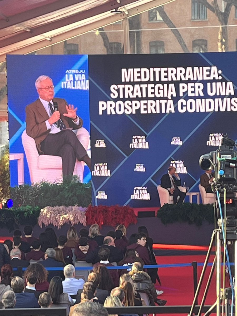 NapoliMichele's tweet photo. Ad Atreju 2024 "La Via Italiana". 
Tra dialoghi e confronti sui temi caldi ed importanti del momento, con lo sguardo rivolto al futuro. 
Cresce l'Italia.

#atreju #fratelliditalia #AdolfoUrso #GiorgiaMeloni #laviaitaliana #MicheleNapoli https://t.co/6j9DyVV9ps