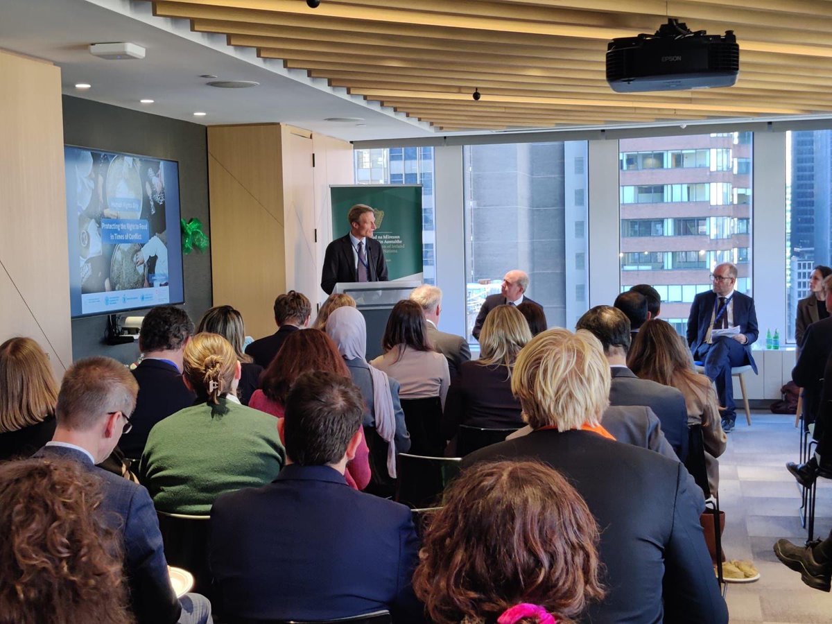CarlSkau's tweet photo. 2 intense days in NY. My focus was:
- To brief member states about @WFP’s outlook for 2025. 343 million people acutely food insecure.
- Inform about our lifesaving efforts in Syria, Gaza, Sudan &amp; more.
- Discuss how to improve security &amp; operating environment for our field staff. https://t.co/0Rf6tu9wwA