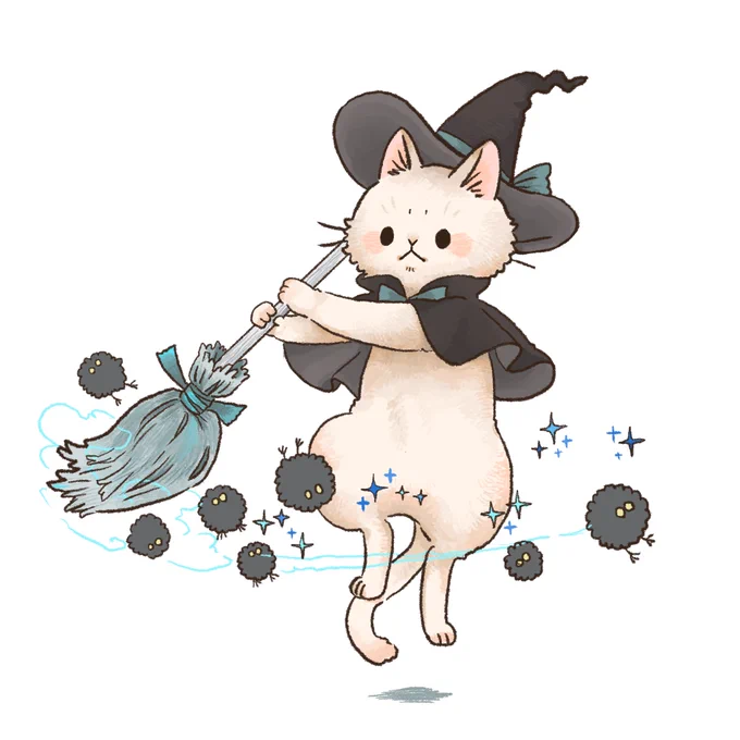 こいつは心のもやもやを掃除するタイプのほうきです ほいっ! 
