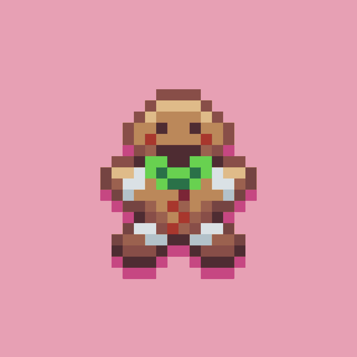 Pixel Artvent Day 14 - Gingerbread
#pixelartvent
