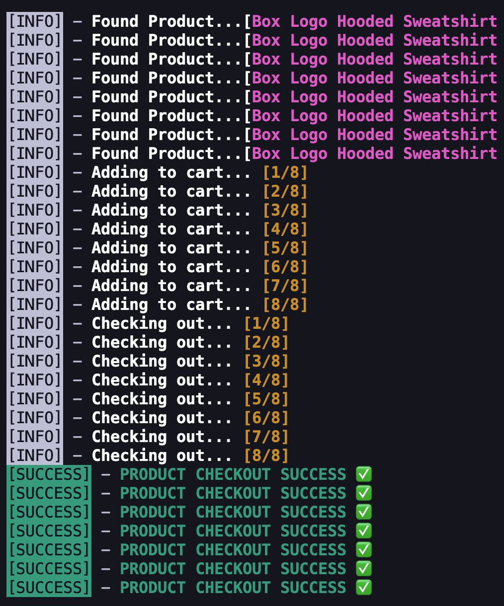 Supreme bot I made back in 2019...Good times.