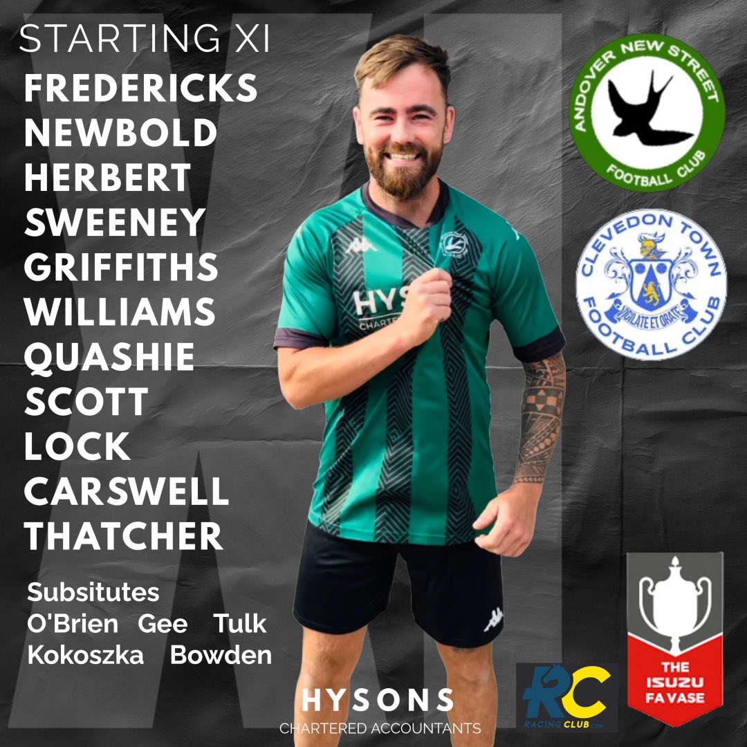 VASE  STARTING XI

<a href="/ClevedonTownFC/">Clevedon Town Football Club</a> <a href="/thefavase/">TheFaVase</a>