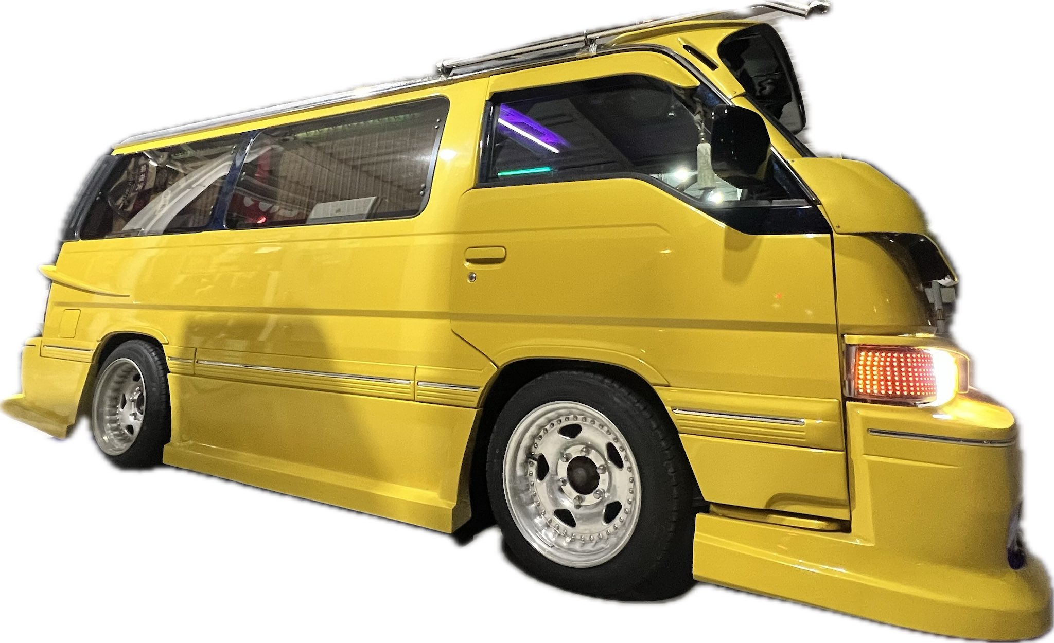 バニングフロントバンパー ちくりん ハイエース100系 フロントバンパー