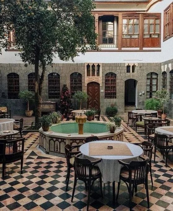 omar_dddg's tweet photo. Traditional houses in Damascus must be the most beautiful in the world. https://t.co/pXyOocKQ5L