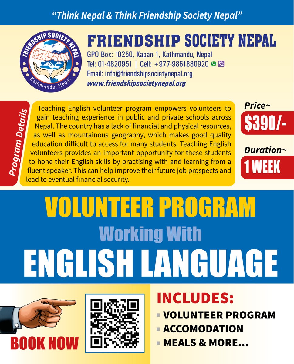 nepalsociety's tweet photo. #Volunteerprogram #Friendshipsocietynepal #mitratasamajnepal https://t.co/VQkO1Bri2G