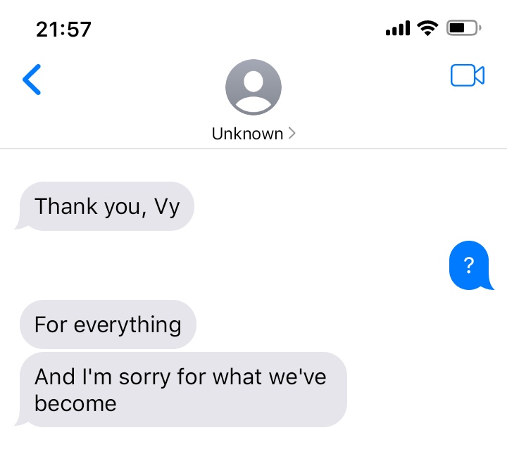 clovsck's tweet image. end