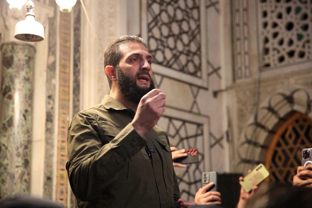 Abdullah Almousa (@abu_orwa91) on Twitter photo Ahmad Al-Sharaa to <a href="/syr_television/">تلفزيون سوريا</a>:
"We entered Damascus when it was in its worst state, with the damage affecting all aspects of life.
The Governor of the Central Bank says Bashar ordered printing banknotes without any financial backing.
There is a real tragedy, and we have Ahmad Al-Sharaa to <a href="/syr_television/">تلفزيون سوريا</a>:
"We entered Damascus when it was in its worst state, with the damage affecting all aspects of life.
The Governor of the Central Bank says Bashar ordered printing banknotes without any financial backing.
There is a real tragedy, and we have