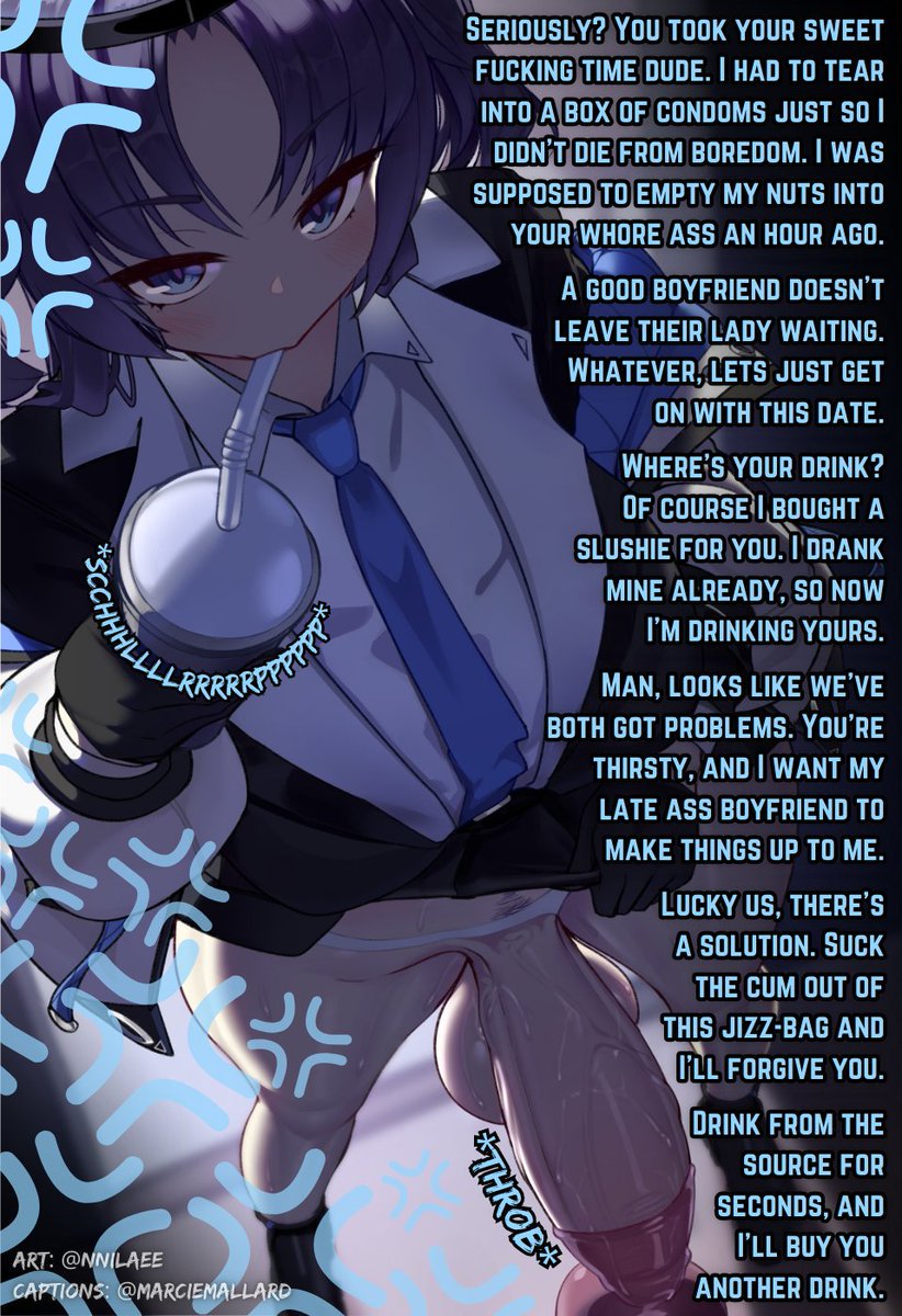 Slurping while she sips...

#futanari #futadom #captionedit #hentai