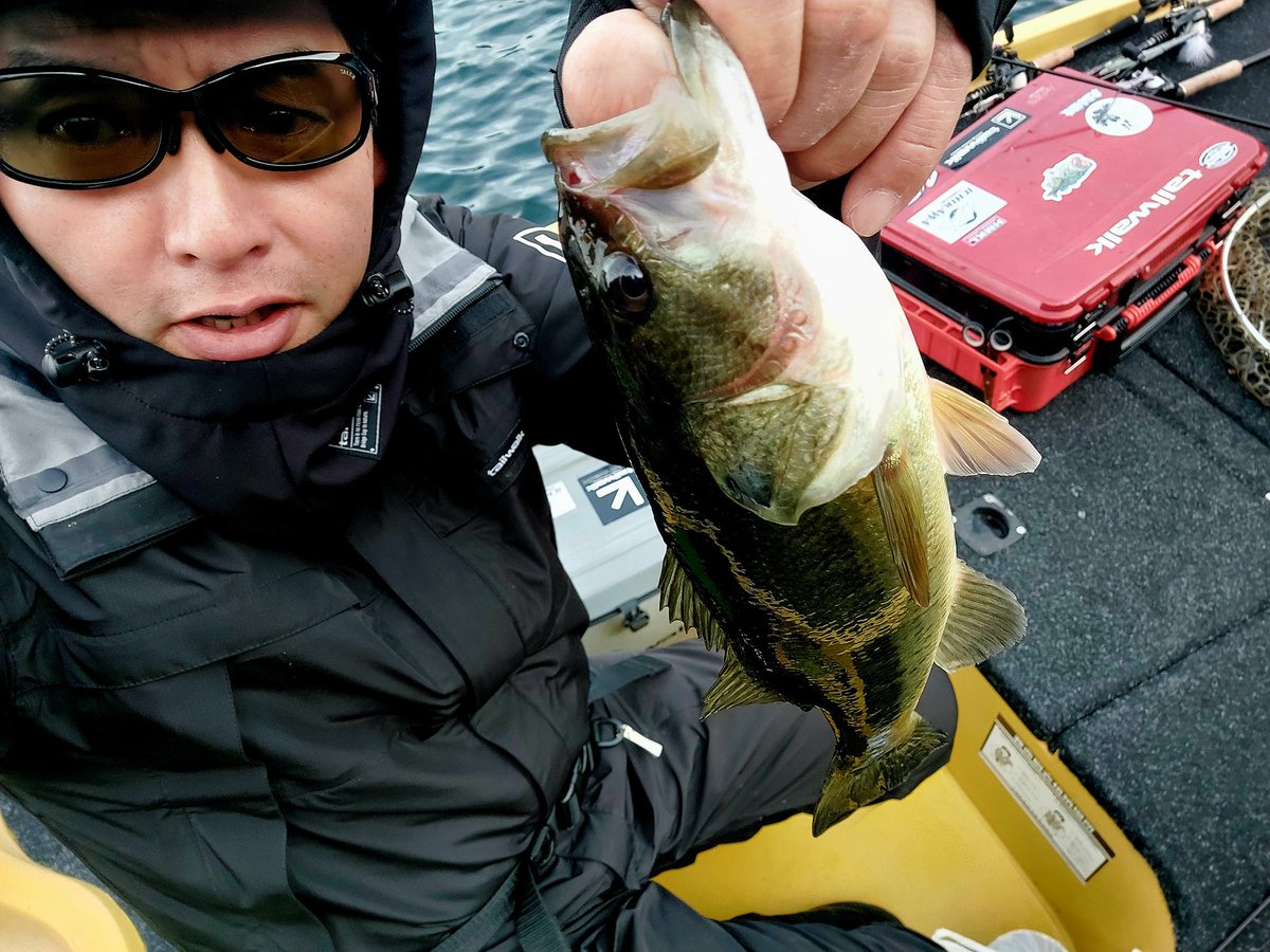 nakachaaan2's tweet photo. 12月13日(金)芦ノ湖。
前半「無」からの14時から帰着16時までの3フィッシュ。小さくても寒さを吹き飛ばす一本に。この余韻で三週間幸せに暮らすことができそうです。
#テイルウォーク
#tailwalk 
#バスフィッシング
#フルレンジ
#fullrange 
#バス釣り
#芦ノ湖
#PR https://t.co/rQszh4VsFd