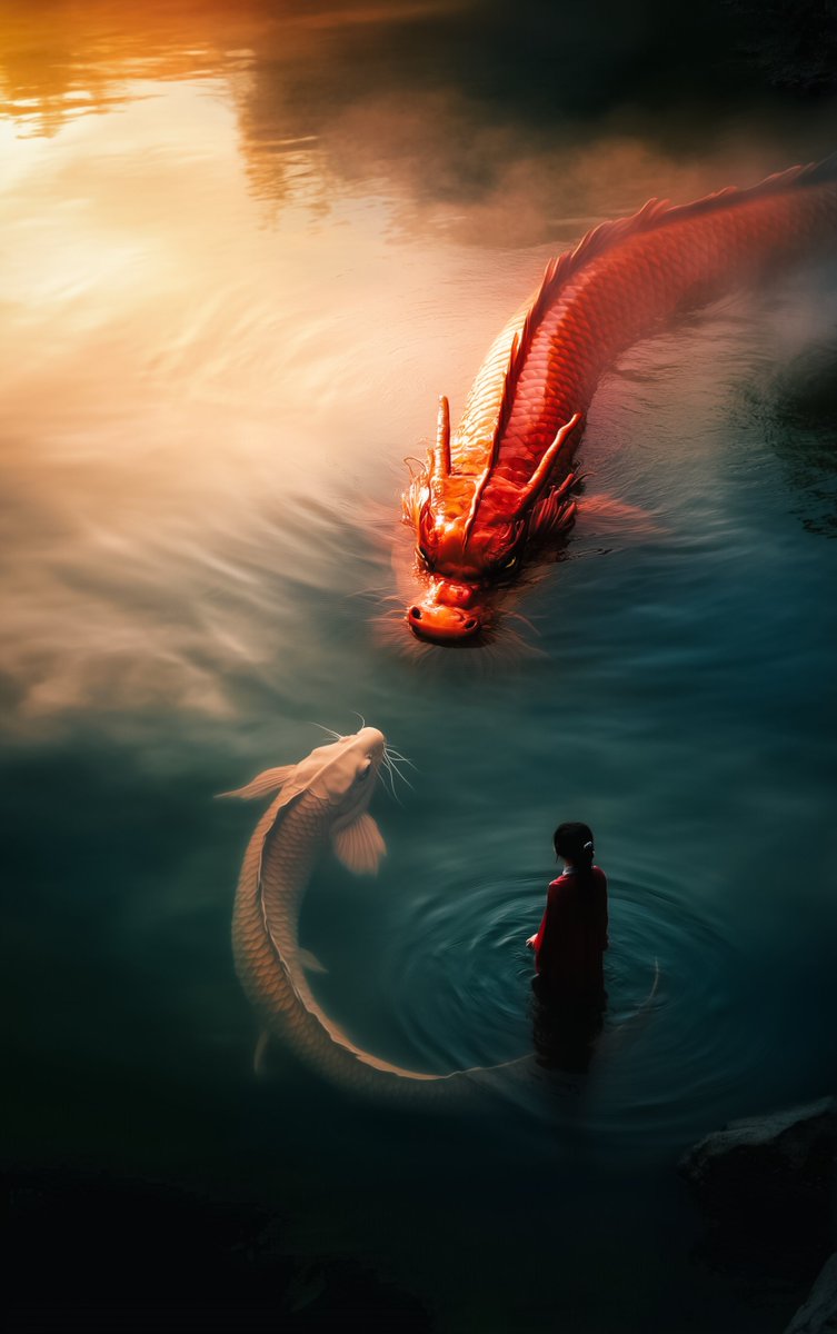 Ninieliss's tweet photo. "The Celestial River Pact"
#MidjourneyAI #AIart https://t.co/Exr2gCJmlD