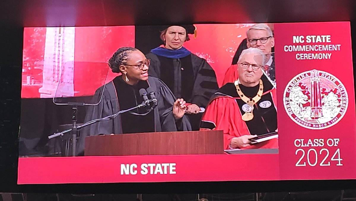 Melissa Pasquinelli (@docmelissap) on Twitter photo Such an inspiring commencement speech by <a href="/NCState/">NC State University</a> alum and Microsoft exec and innovator, Rashida Hodge, on how to be a POSITIVE DISRUPTOR: Be authentic, be curious, and be giving. #ThinkAndDo Such an inspiring commencement speech by <a href="/NCState/">NC State University</a> alum and Microsoft exec and innovator, Rashida Hodge, on how to be a POSITIVE DISRUPTOR: Be authentic, be curious, and be giving. #ThinkAndDo
