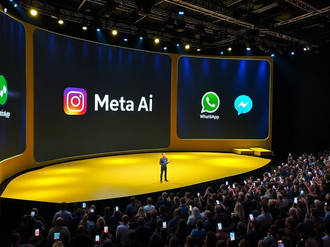 CopyRebeldia's tweet photo. 🚨 ÚLTIMAS NOTICIAS: Zuckerberg acaba de lanzar una gran actualización.

Meta AI ahora está disponible en TODAS tus plataformas favoritas: WhatsApp, Instagram, Messenger y Facebook.

Aquí tienes 10 funciones geniales que te encantarán: ↓ https://t.co/Lb73dT24dt