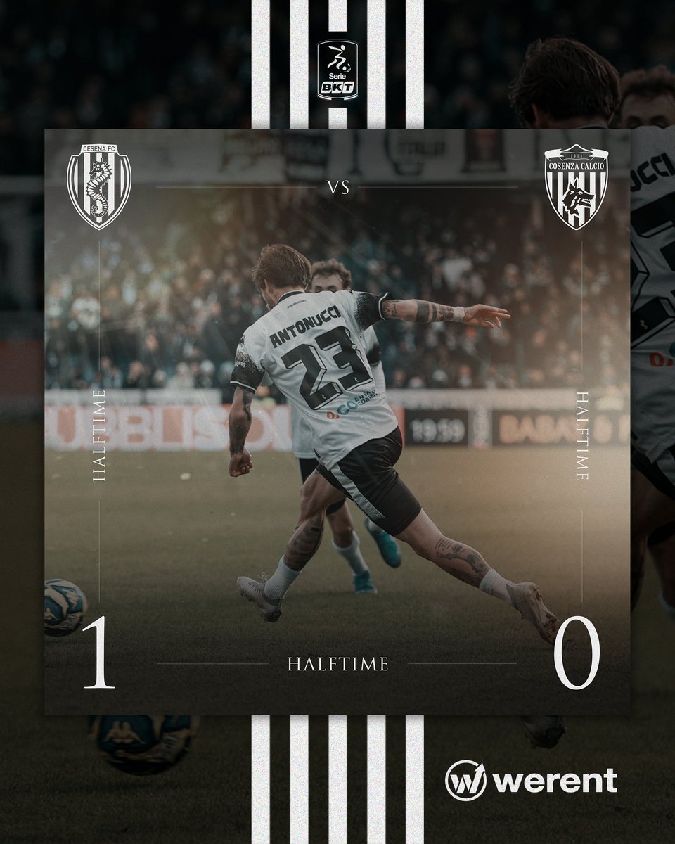 calciocesenafc's tweet photo. #HALFTIME ‼️All’intervallo il risultato è di 1-0
#DAIBURDEL
Offerto da Werent
#CesCos 1-0
Scarica l'app:
Apple -> https://t.co/ZQLDvvoKp2
Android -> https://t.co/43OBcPsJcr https://t.co/6piLJ6XG0o