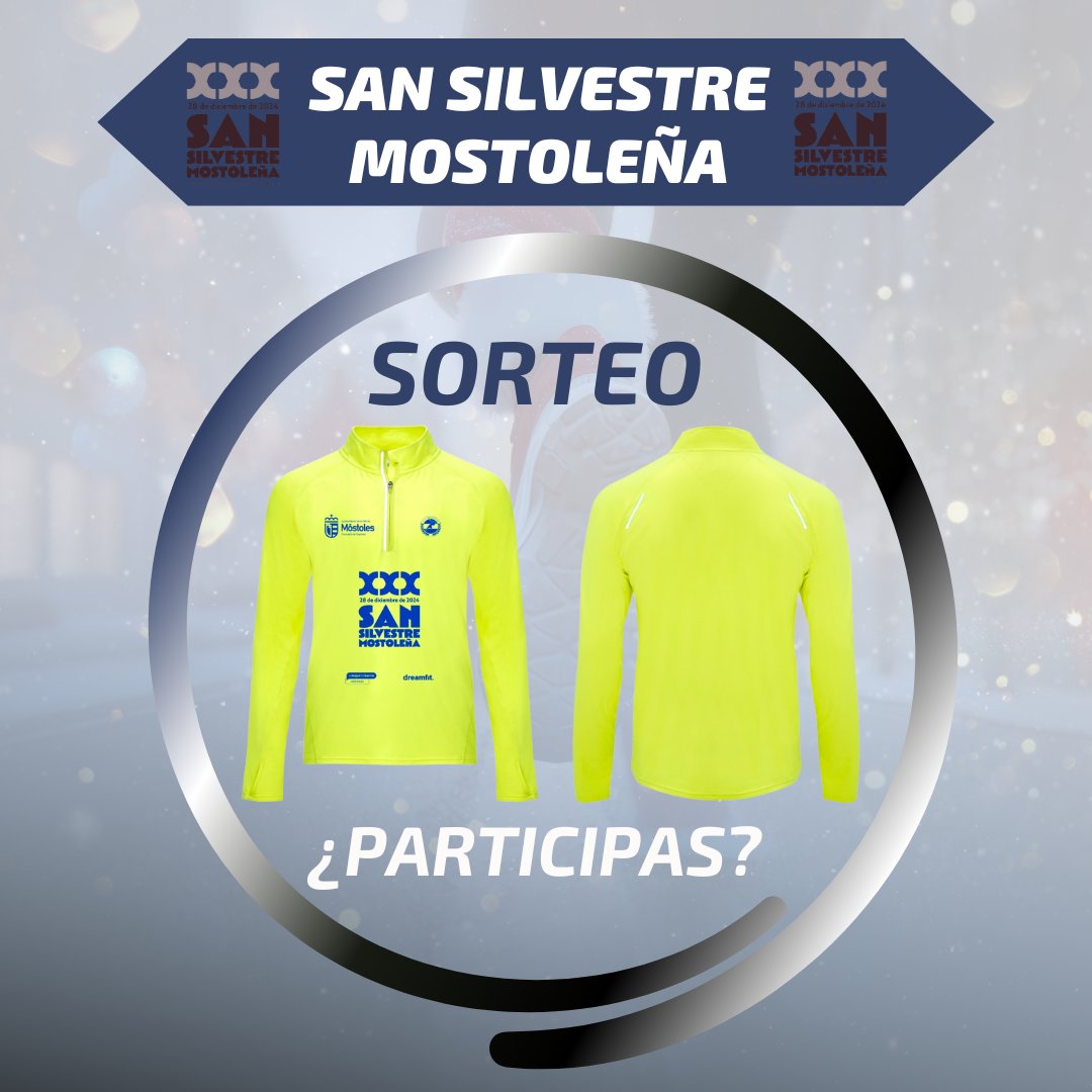¡𝐏𝐚𝐫𝐭𝐢𝐜𝐢𝐩𝐚 𝐞𝐧 𝐧𝐮𝐞𝐬𝐭𝐫𝐨 𝐬𝐨𝐫𝐭𝐞𝐨 𝐲 𝐥𝐥é𝐯𝐚𝐭𝐞 𝐥𝐚 𝐬𝐮𝐝𝐚𝐝𝐞𝐫𝐚 𝐨𝐟𝐢𝐜𝐢𝐚𝐥 𝐝𝐞 𝐥𝐚 𝐒𝐚𝐧 𝐒𝐢𝐥𝐯𝐞𝐬𝐭𝐫𝐞 𝐌𝐨𝐬𝐭𝐨𝐥𝐞ñ𝐚 𝟐𝟎𝟐𝟒! 
⁣
Participa hasta el 𝟐𝟔-𝟏𝟐-𝟐𝟎𝟐𝟒.
⁣
👉bit.ly/SorteoSudadera…⁣
⁣
#Sansilvestremostoleña