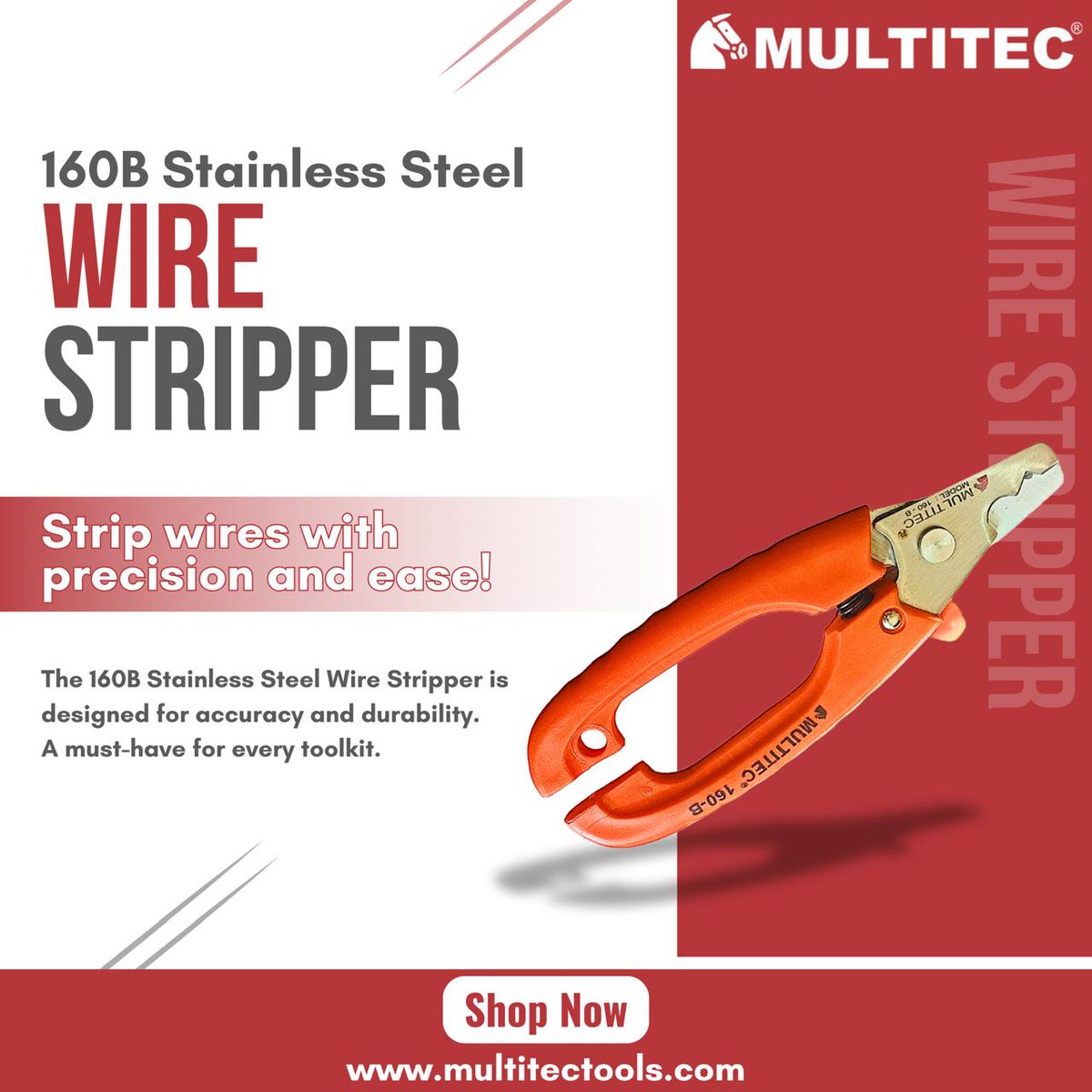 Multitec_Tools's tweet image. 160B Stainless Steel Wire Stripper – Your go-to tool for precision and durability! ⚡

Make your wiring jobs effortless and efficient!

Shop Now: www.multit#precisiontools

#WireStripper #ToolKitEssential #MultitecTools #PrecisionTools