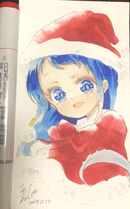 クリスマス企画絵① #1日1絵ちま 