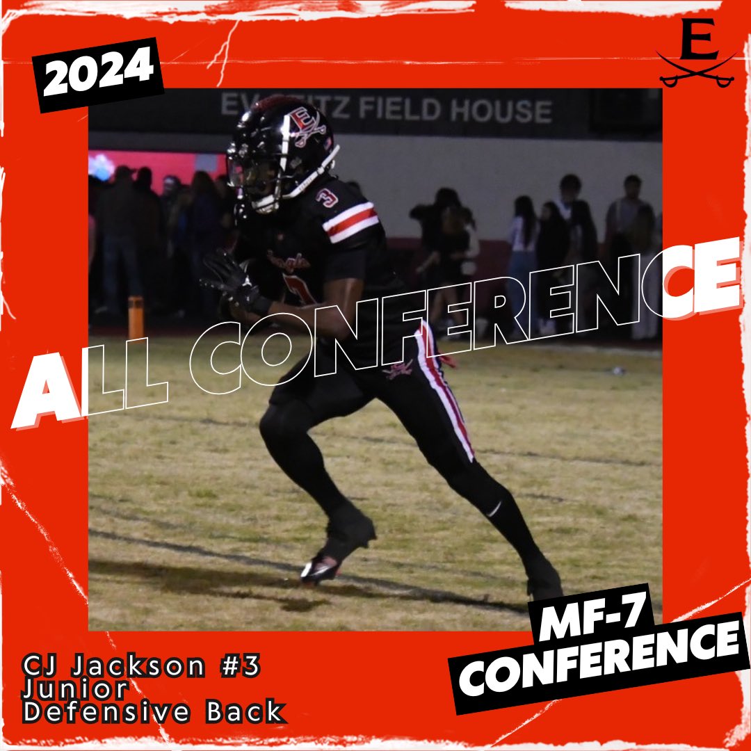 ERHS Cavalier Football (@cavalier_fb) on Twitter photo Congratulations to CJ Jackson for being named to the Mountain Foothills-7 All Conference Team as a Defensive Back!
#WeTheEast #SwordsUpโ๏ธ #WIT
๐ธ: <a href="/ceaanj1/">ceaanj jackson</a> Congratulations to CJ Jackson for being named to the Mountain Foothills-7 All Conference Team as a Defensive Back!
#WeTheEast #SwordsUpโ๏ธ #WIT
๐ธ: <a href="/ceaanj1/">ceaanj jackson</a>