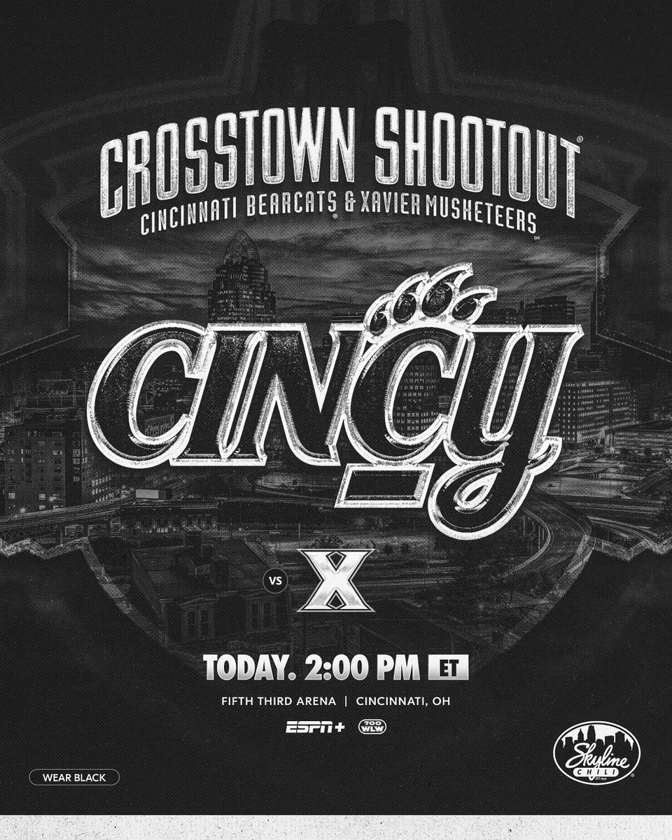 GoBearcatsMBB's tweet image. ⏲️ It's time for the 92nd @Skyline_Chili Crosstown Shootout.
