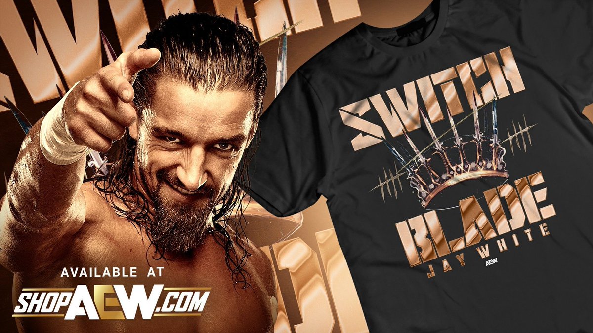 KING ME! Add this @jaywhitenz shirt to your collection today at ShopAEW.com!

shopaew.com/jay-white-king…

#ShopAEW #AEW #AEWDynamite #AEWRampage #AEWCollision