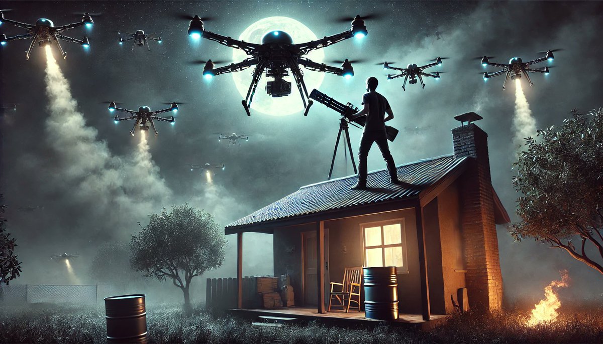 MattOnTech's tweet image. When #AI #drones invade your #airspace. And you&apos;ve been told not to shoot them down. #JerseyDrone #WW3 
They have the potential to hold payloads capable of unimaginable disruption from munitions and incendiary devices to chemicals and viruses.
What&apos;s the plan?... Let em fly?