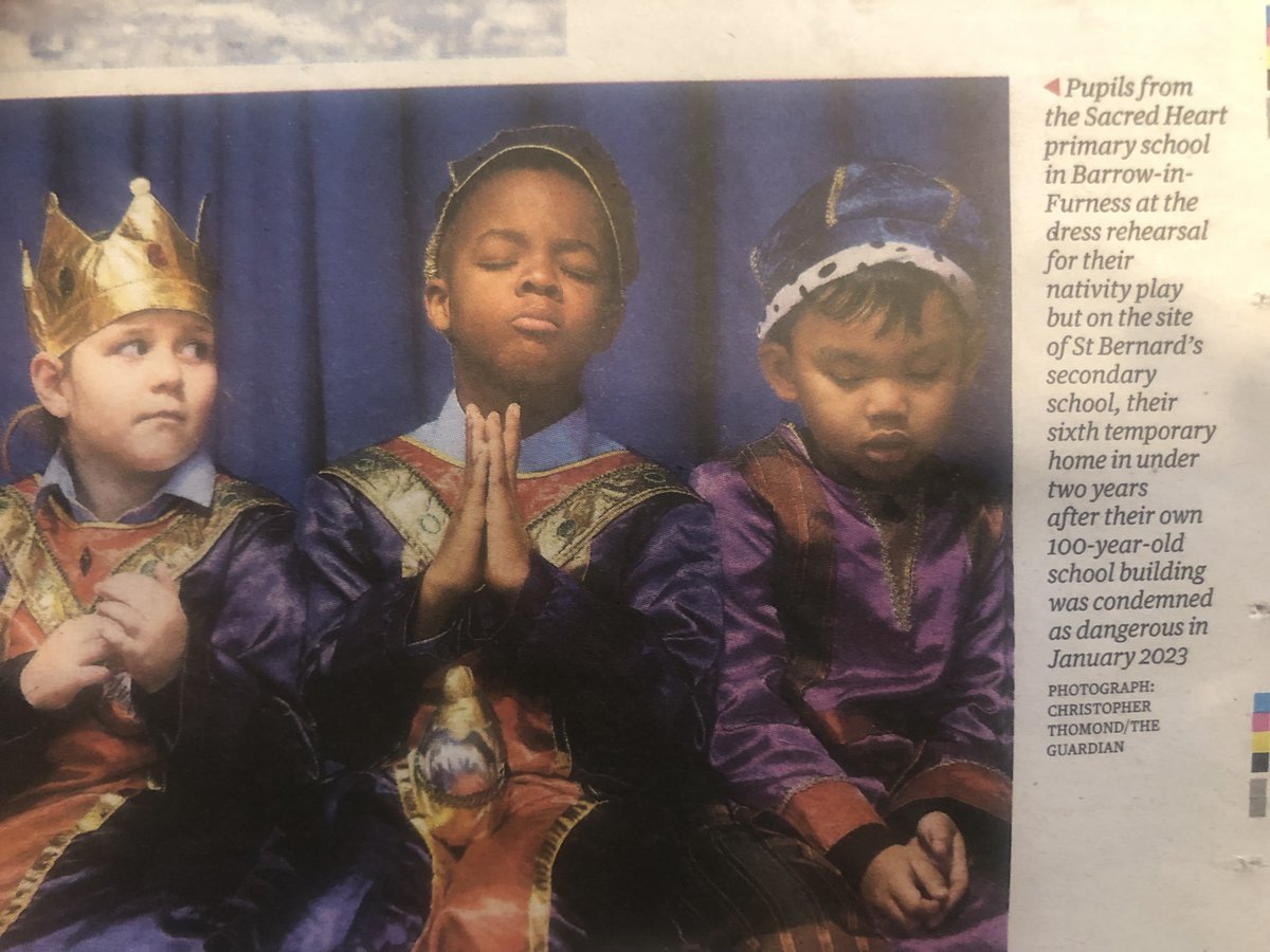 Frank Cottrell-Boyce (@frankcottrell_b) on Twitter photo This photo caption in <a href="/guardian/">The Guardian</a> is the FIRST bit of national coverage I've seen about this disgraceful story of two years of neglect. Sometimes feels like austerity was a war on children. The courage, loyalty and resilience of Sacred Heart staff are epic This photo caption in <a href="/guardian/">The Guardian</a> is the FIRST bit of national coverage I've seen about this disgraceful story of two years of neglect. Sometimes feels like austerity was a war on children. The courage, loyalty and resilience of Sacred Heart staff are epic