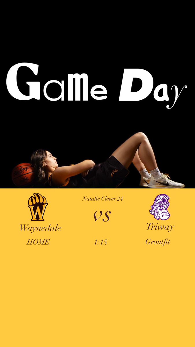 Game day for the Lady Golden Bears. It is the home opener in our new gym and we are excited to get after it. Come out and watch us hoop.