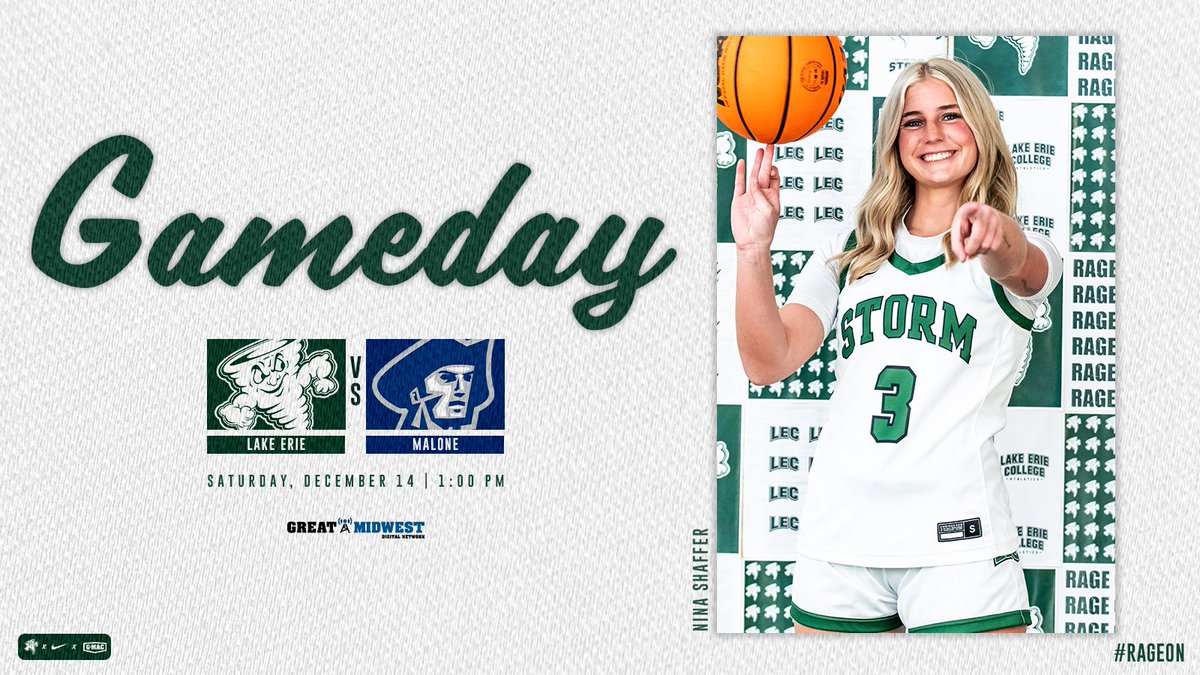 Lake Erie Storm Athletics (@lakeeriestorm) on Twitter photo Time for another G-MAC matchup in the 440!
⏰: 1:00 PM
📍: Jerome T. Osborne Center
🆚: <a href="/maloneathletics/">Malone Athletics</a>
📊: lakeeriestorm.com/sidearmstats/w…
📺: greatmidwestdigitalnetwork.com/lakeerie/
🎟️: lakeeriestorm.com/sports/2023/1/…
#RageOn! 🌩️ Time for another G-MAC matchup in the 440!
⏰: 1:00 PM
📍: Jerome T. Osborne Center
🆚: <a href="/maloneathletics/">Malone Athletics</a>
📊: lakeeriestorm.com/sidearmstats/w…
📺: greatmidwestdigitalnetwork.com/lakeerie/
🎟️: lakeeriestorm.com/sports/2023/1/…
#RageOn! 🌩️