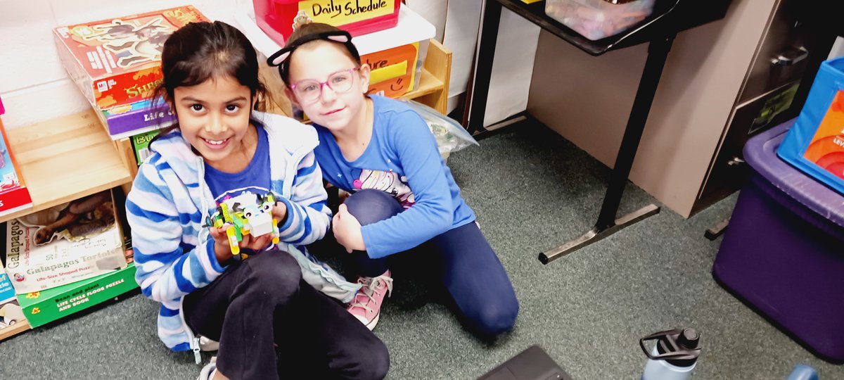 WeDo Robotic Engineers in Action!  We raced off our Gorillas and then our Frogs.  The final race was filled with excitement and fun---way to go Cyber the Gorilla Team champ!  🐸🦍#RESBelieves #ElevateStafford