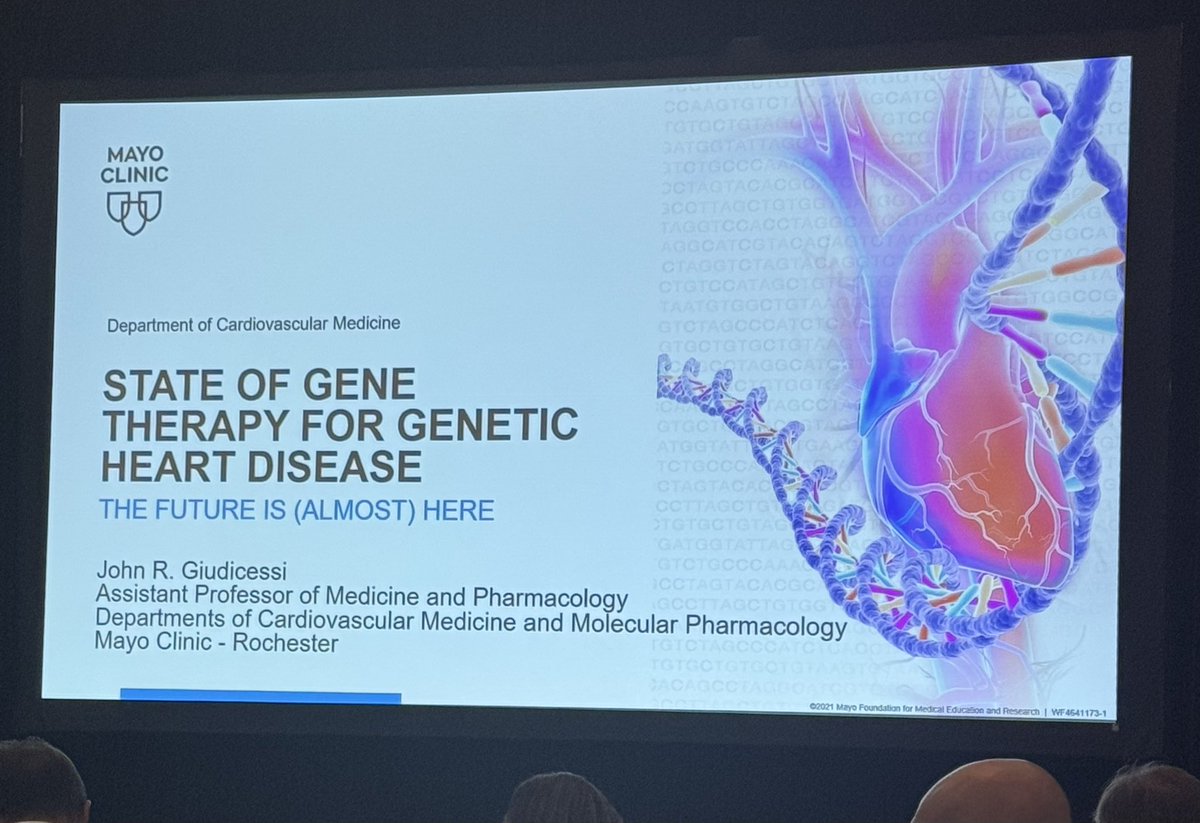 Mayo Clinic Genetic Heart Rhythm Clinic (@mayoclinicwsrgh) on Twitter photo Exciting times are ahead in #cardiovascular #health as <a href="/JohnGiudicessi/">John Giudicessi MD, PhD</a> and attendees explore the groundbreaking potential of #GeneTherapy and its impact on #genetic #heart conditions. From repairing faulty genes to offering hope for rare diseases in the future. <a href="/MayoClinicCV/">Mayo Clinic CV</a> Exciting times are ahead in #cardiovascular #health as <a href="/JohnGiudicessi/">John Giudicessi MD, PhD</a> and attendees explore the groundbreaking potential of #GeneTherapy and its impact on #genetic #heart conditions. From repairing faulty genes to offering hope for rare diseases in the future. <a href="/MayoClinicCV/">Mayo Clinic CV</a>