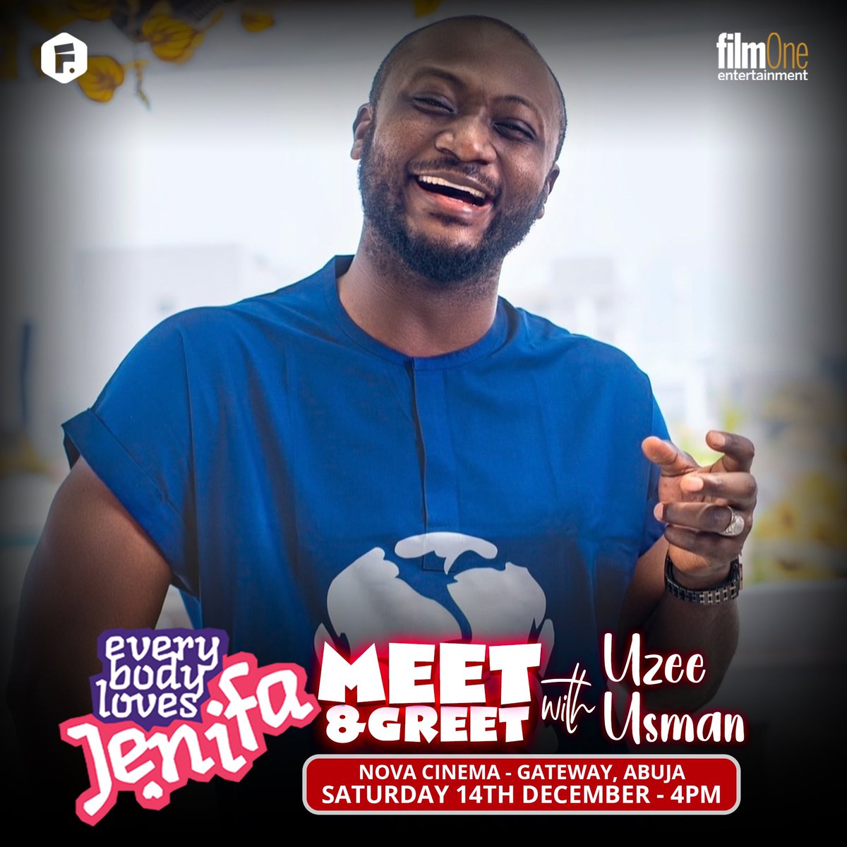funkeakindele's tweet photo. Meet &amp; Greet with your favorite actors in #EverybodyLovesJenifa at the cinema near you today!

#EverybodyLovesJenifa  is NOW SHOWING in all cinema Nationwide!

#ELJthemovie #funkeakindele #funkeakindelenetwork https://t.co/Cr3LuWXByA