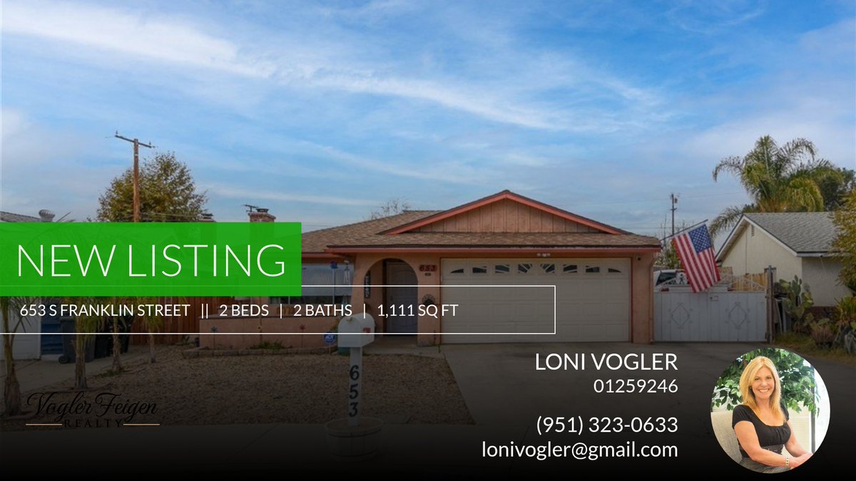 lonivogler's tweet photo. 📍 New Listing 📍 Take a look at this fantastic new property that just hit the market located at 653 S Franklin Street in Hemet. Reach out here or at (951) 323-0633 for more information

Real Estate for Real Life! 
Loni Vogler
951 ... https://t.co/QulPnhBfhn https://t.co/rr5iPEOAud